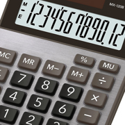 Calculadora de Escritorio Casio MX-120B 12 digitos pantalla extra grande doble alimentacion de bateria - Vista 6