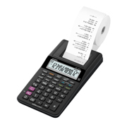 Calculadora Casio con impresora tipo Sumadora HR-10RC negro pantalla LCD  Costo Venta y Margen 150 pasos - Vista 7