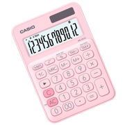 Calculadora de Escritorio Casio MS-20UC de 12 digitos rosa calculo de impuestos y tiempo doble alimentacion - Vista 9