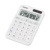 Calculadora Casio MS-20YC-WE Blanca De 12 Dígitos Pantalla Extragrande Solar Y Batería - Vista 4