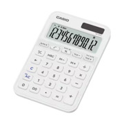 Calculadora Casio MS-20YC-WE Blanca De 12 Dígitos Pantalla Extragrande Solar Y Batería - Vista 5