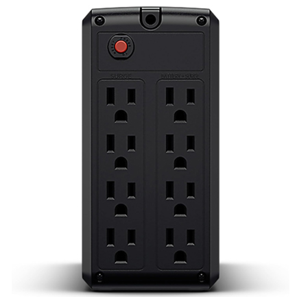 UPS Cyberpower Torre con Ahorro Energía 550VA/275W Reg Automática(AVR) 8 × NEMA 5-15R 4 - Vista 9