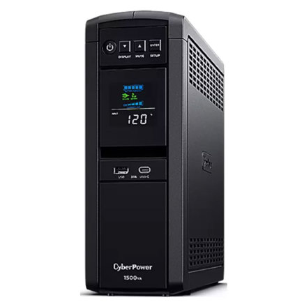 Ups cyberpower 1500va/1000w onda senoidal compatible con fuentes pfc activas
