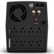 UPS Cyberpower 1500VA 900W Regulador AVR Mini Torre 8×NEMA 5-15R - Vista 5