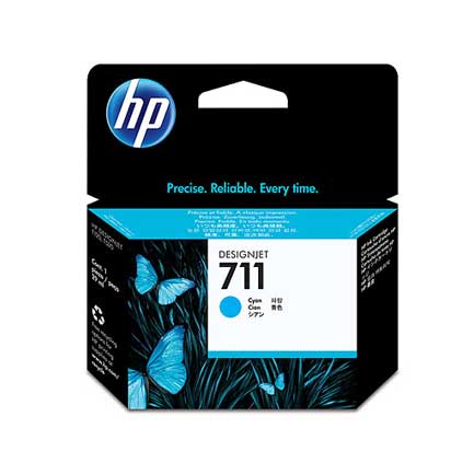 Tinta hp designjet hp 711 29ml color cian