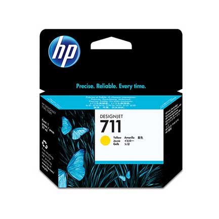 Tinta HP LF 711 Amarillo 29ML DesignJet