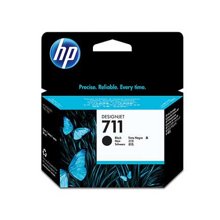 Tinta hp designjet hp 711 80ml color negro