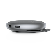 Adaptador Multipuerto y Altavoz Dell MH3021P Speaker Home 2 Puertos USB y Manos Libres Color Plata - Vista 9