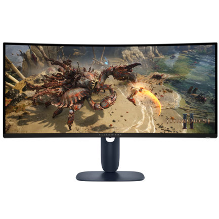 Monitor dell 34" alienware curvo wqhd 3440x1440 panel va 180hz 3 a&ntilde;os