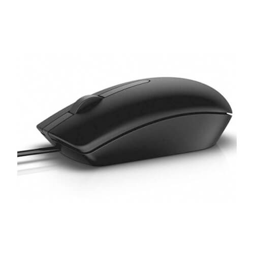 Mouse Dell MS116 Óptico 1000 dpi USB Color Negro - Vista 3