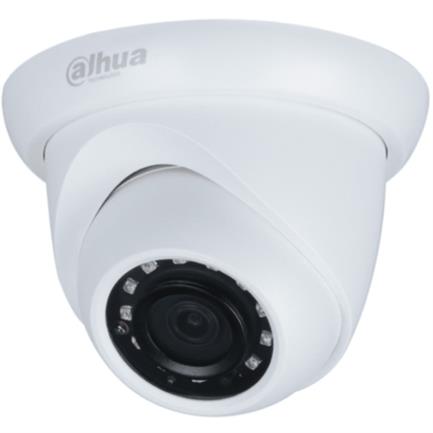 Cámara ip dahua domo 4mp lente de 2.8mm/93° de apertura/h.265+/wdr real de 120 db/ir de 30m/ip67/poe