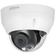 Cámara ip dahua domo 4mp/lente de 2.8mm/111° de apertura/ir 30m/h.265/wdr de 120 db/ip67/poe/3d dnr/hlc