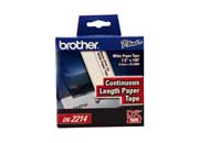Cinta Etiquetadora Brother DK2214 Papel Negro sobre Blanco de Longitud Continua 12mm 30.48m - Vista 3