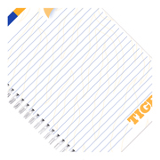 Libreta Dietrix First Class pasta dura doble arillo 80 hojas raya Club Tigres UANL modelo de corazon - Vista 8