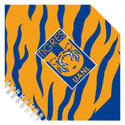 Cuaderno profesional Dietrix First Class Pasta dura doble arillo 80 hojas raya Club Tigres de la UANL modelo Corazon - Vista 10