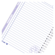 Libreta Dietrix First Class pasta dura  doble arillo  80 hojas raya Club America modelo amor eterno - Vista 10