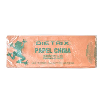 Papel de China Dietrix 50x70cms Durazno Paquete con 25 Hojas