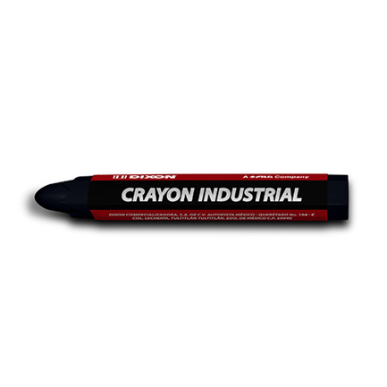 Crayón de cera industrial  dixon azul caja con 10 piezas