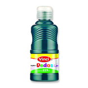 Pintura para dedos lavable vinci 237 ml azul turquesa - Vista 3