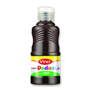 Pintura para dedos lavable vinci 237 ml café - Vista 3