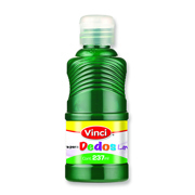 Pintura para dedos lavable vinci 237 ml verde - Vista 3