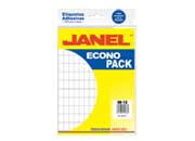 ETIQUETA JANEL ESCOLAR BLANCA 9X13 ECONOPACK - Vista 3