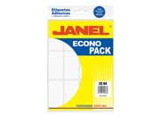 ETIQUETA JANEL ESCOLAR BLANCA 32X64 ECONOPACK - Vista 3