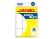 ETIQUETA JANEL ESCOLAR BLANCA 67X47 ECONOPACK - Vista 3