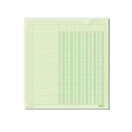 Block estrella tabulador 6 columnas c/concepto 50hjs