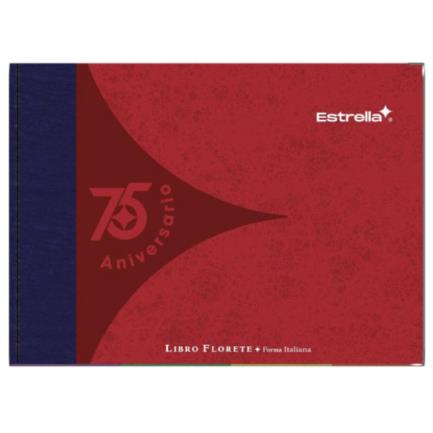 Libro florete estrella forma italiana raya 240 hojas