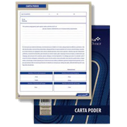 Block estrella carta poder 50 hjs