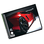CUADERNO ESTRELLA ITALIANA RAYADO 100HJS - Vista 3