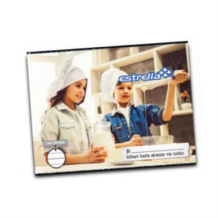 Cuaderno estrella engrapado italiana doble raya 50 hjs