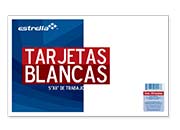 TARJETA ESTRELLA TRABAJO 5X8 BLANCA C/100 - Vista 3