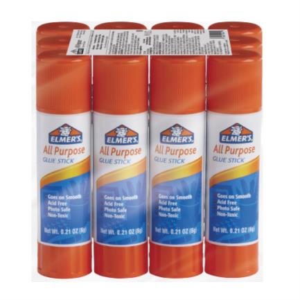 L&aacute;piz adhesivo elmers all purpose 6gr c/12 pzas