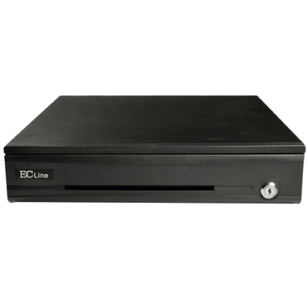 Cajon de dinero ecline 5 billetes/8 monedas tres posiciones de seguridad con llave interfaz: rj11