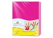 Papel Cortado Eurocolors Carta Rosa C/100 - Vista 3