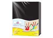 Papel Cortado Eurocolors Carta Negro C/100 - Vista 3