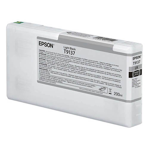 Tinta epson ultrachrome hd 200ml color negro claro