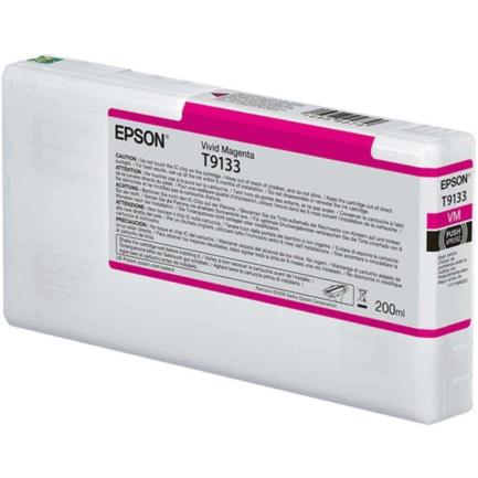 Tinta epson ultrachrome hd 200ml color magenta vivo