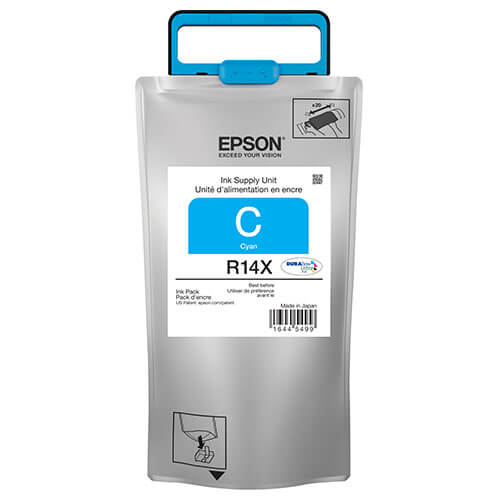 Tinta Epson R14X Alta Capacidad WF-R5690 Color Cian - Vista 2