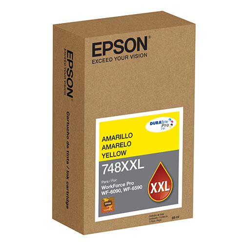 Tinta Epson T748XXL Capacidad Extra Alta WF-6090/WF-6590 Color Amarillo - Vista 2