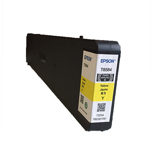 Tinta Epson T858 Extra Alta Capacidad WF-C20590 Color Amarillo - Vista 2