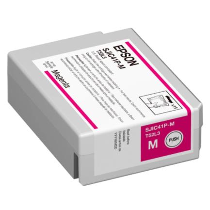 Tinta epson sjic41p-m para colorworks c4000 color magenta