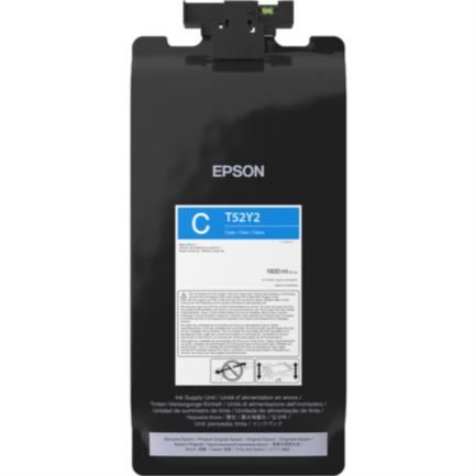 Tinta epson ultrachrome t52y xd3 alta capacidad 1.6l color cian