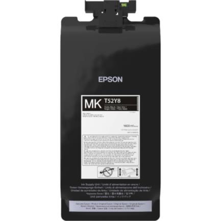Tinta epson ultrachrome t52y xd3 alta capacidad 1.6l color negro mate