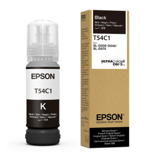 Botella de tinta epson color negra para surelab d570 - 70 ml