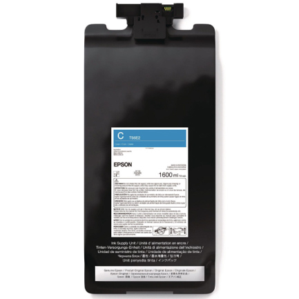 Tinta EPSON UltraChrome PRO12 cian de 1.6 litros para Epson T56E