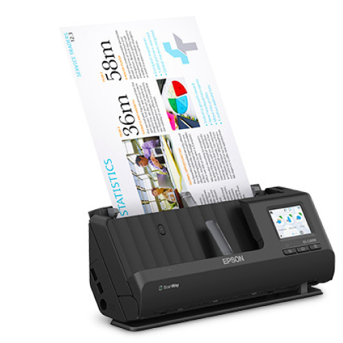 Escaner Epson Inalambrico de Documentos WorkForce ES-C380W con Pantalla Tactil 2