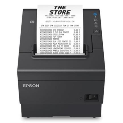 Impresora térmica de recibos epson tm-t88vii 180 dpi color negro